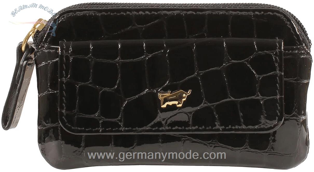 کیف لوازم آرایش چرم زنانه براون آلمان Braun Büffel Verona 40002 320 black
