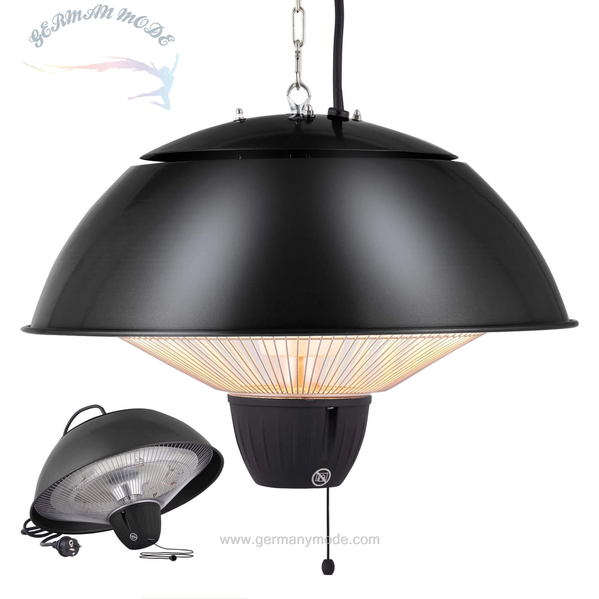 بخاری برقی مادون قرمز سقفی آربوس Arebos Heizstrahler Decken-Heizstrahler-Balkonheizer-Zeltheizer- Terrassenstrahler- 2 Heizstufen 750 W / 1500 W