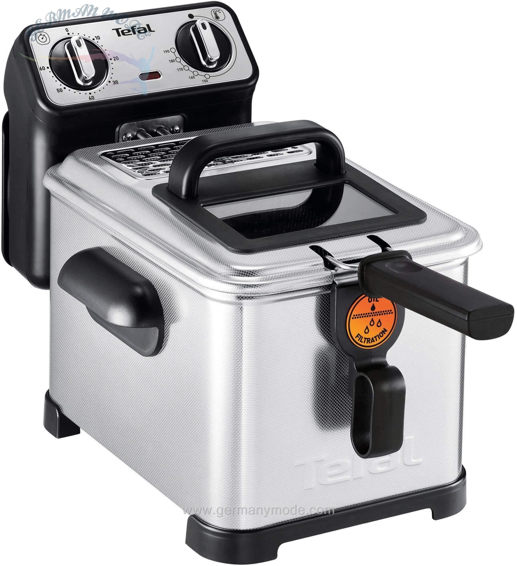 سرخ کن حرفه ای تفال فرانسه Tefal Filtra Pro Inox - Design FR5101