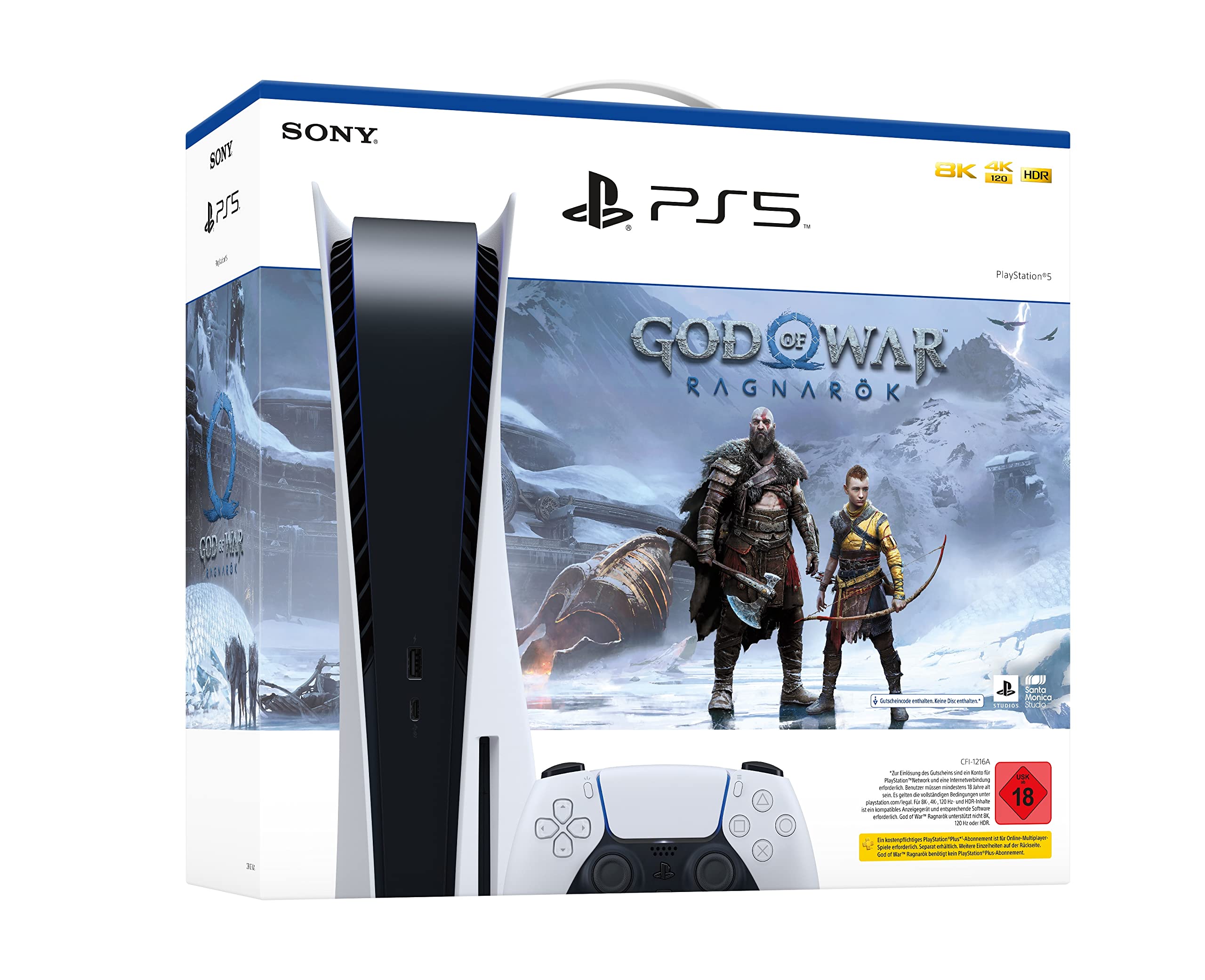 خرید از آمازون - کنسول PlayStation®5 – God of War™ Ragnarok Bundle (کوپن)