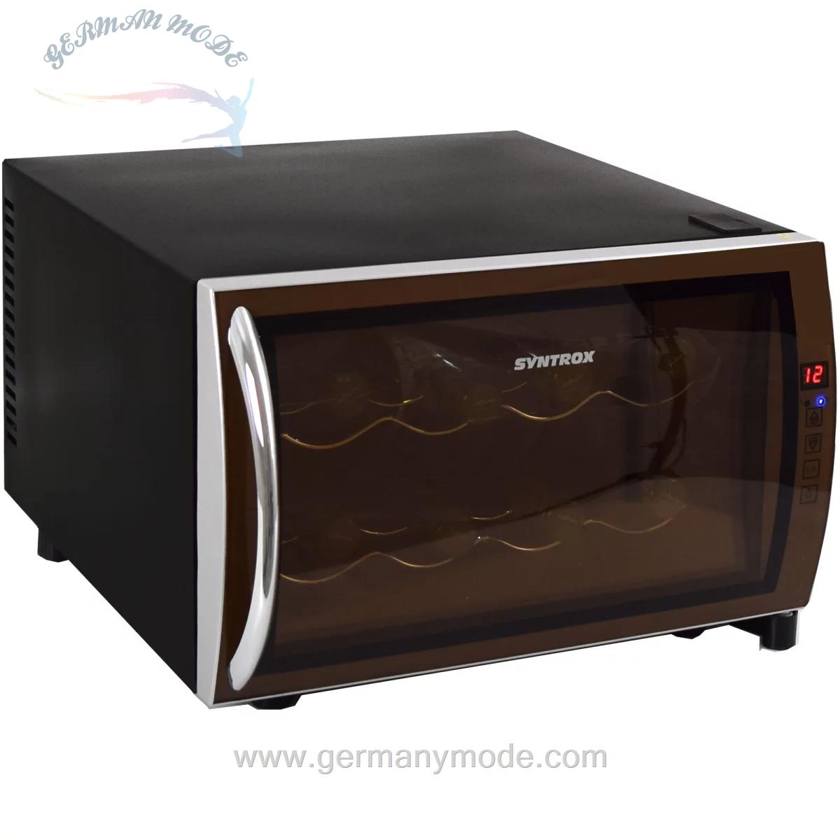 یخچال بطری سرد کن 25 لیتری سینتروکس آلمان Syntrox Germany Weinkühlschrank Dalim 8 Flaschen Weinschrank Digital