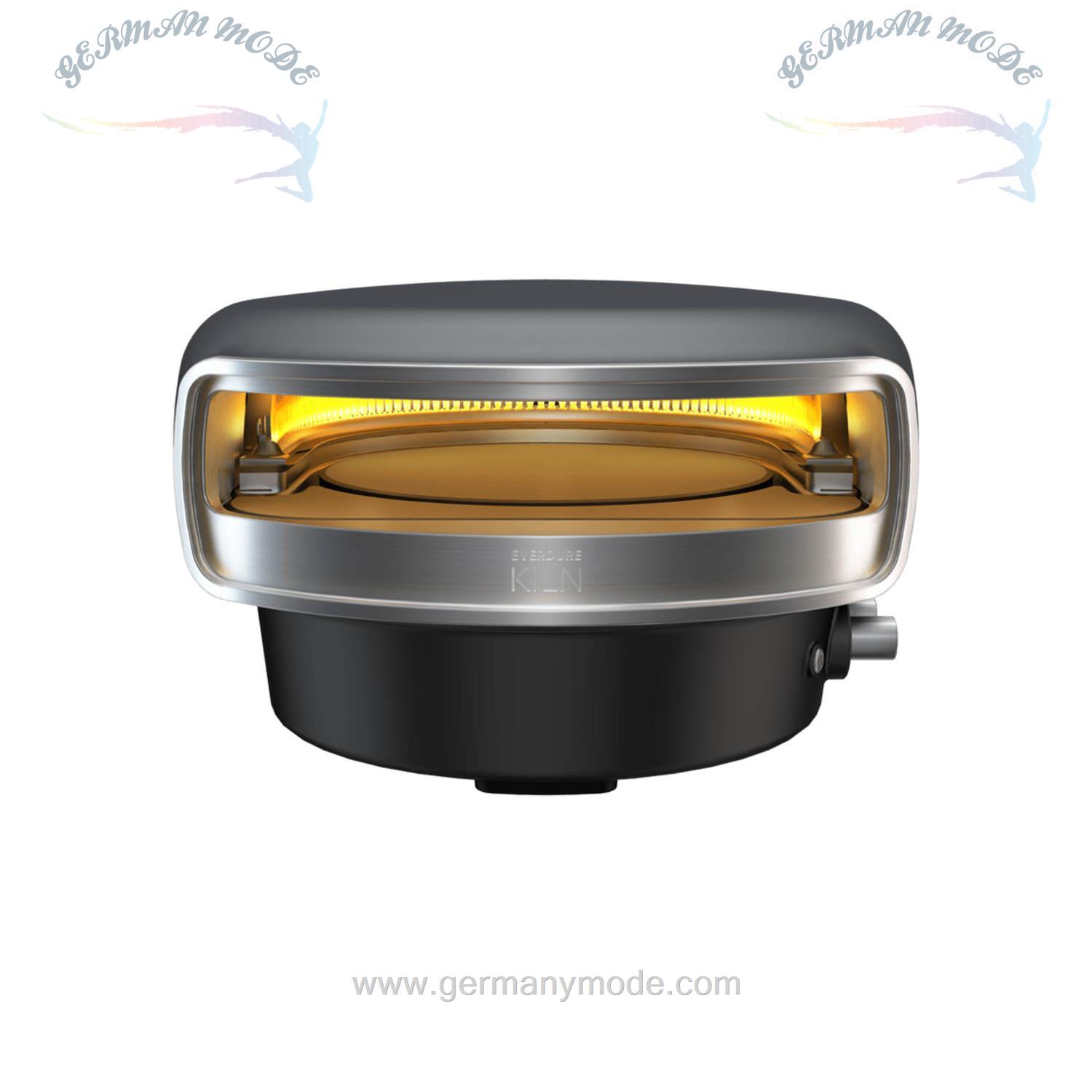 فر پیتزا گازی خانگی اوردیور Everdure KILN Gas Pizzaofen mit rotierendem Stein Graphit
