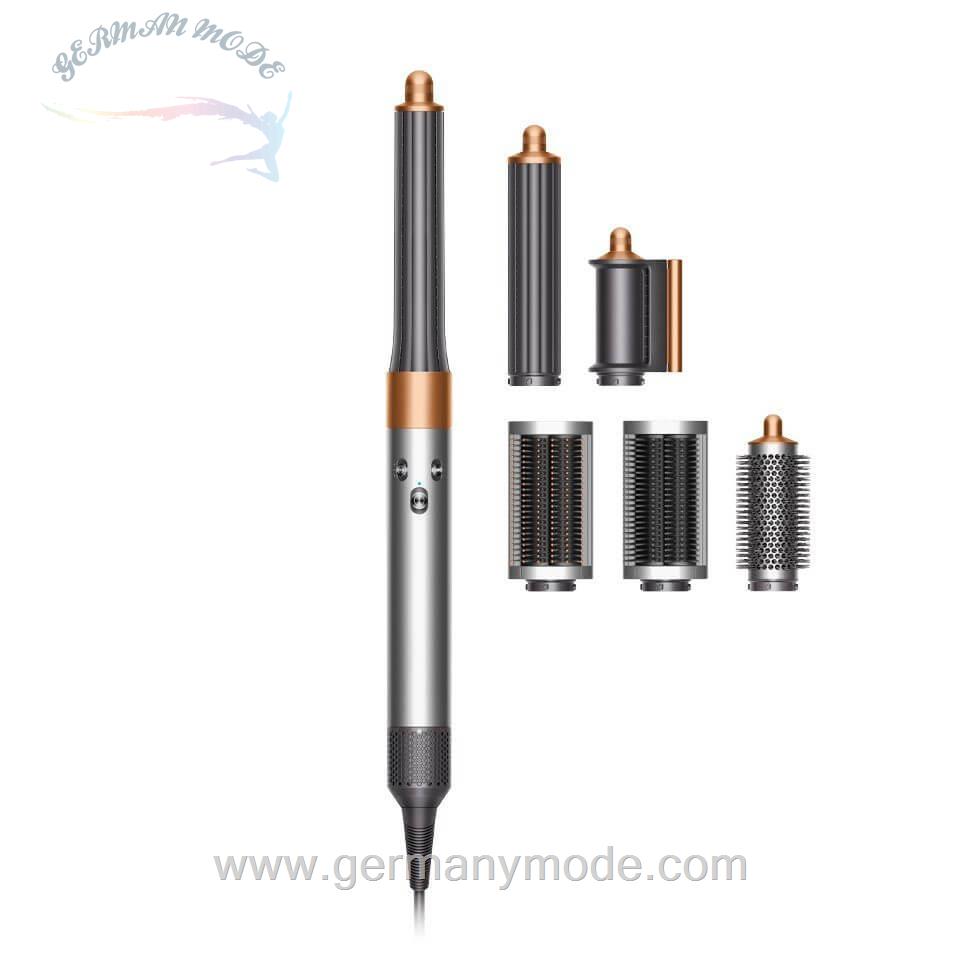 سشوار برس دار چرخشی چند منظوره دایسون انگلستان Dyson Airwrap Multi-Haarstyler Complete Nickel/Kupfer