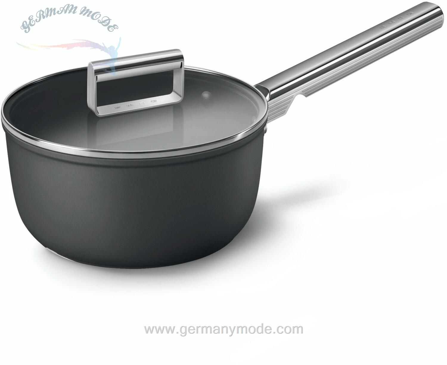 قابلمه 20 سانتی اسمگ ایتالیا Smeg Soßentopf CKFS 20 cm schwarz
