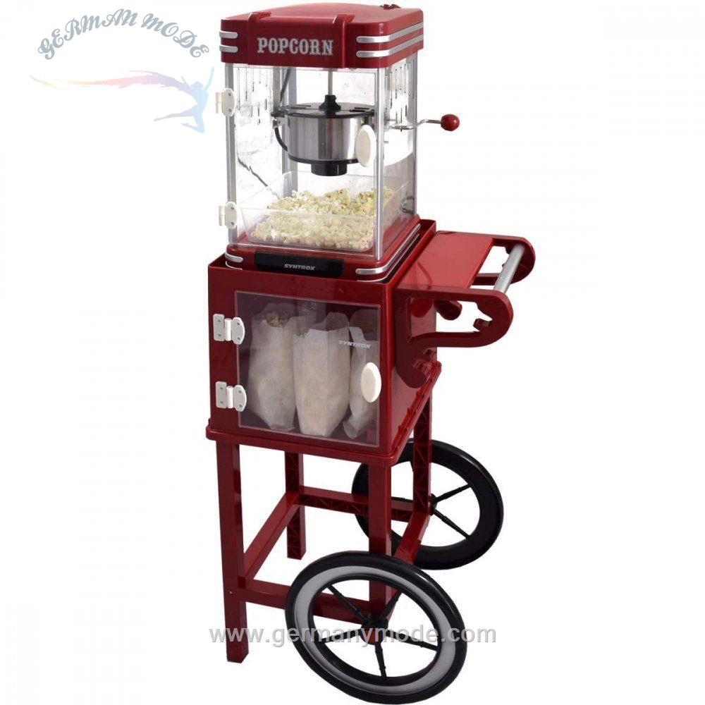 پاپ کورن ساز کالسکه ای چرخ دار سینتروکس آلمان Syntrox Germany Popcornmaschine Syntrox Untergestell Popcornwagen