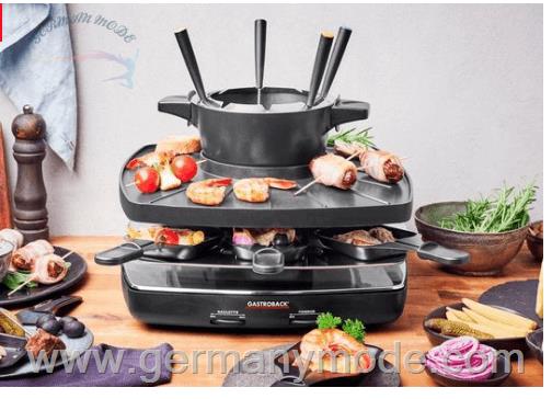 فوندو ساز گاستروبک آلمان Gastroback Familiy and Friends Raclette Fondue Set