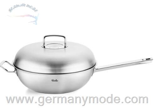 ووک درب دار 32 سانتی فیسلر آلمان Fissler Original Profi Collection wok 32cm