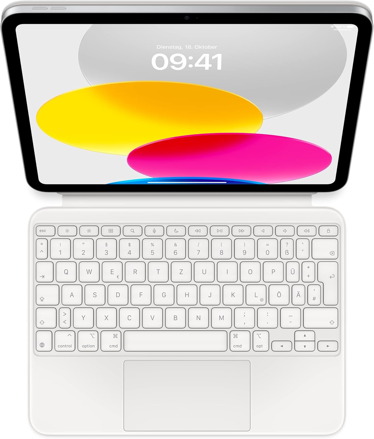 کیبورد تبلت آیپد اپل اورجینال صفحه کلید جادویی اپل برای iPad (نسل دهم) - آلمانی