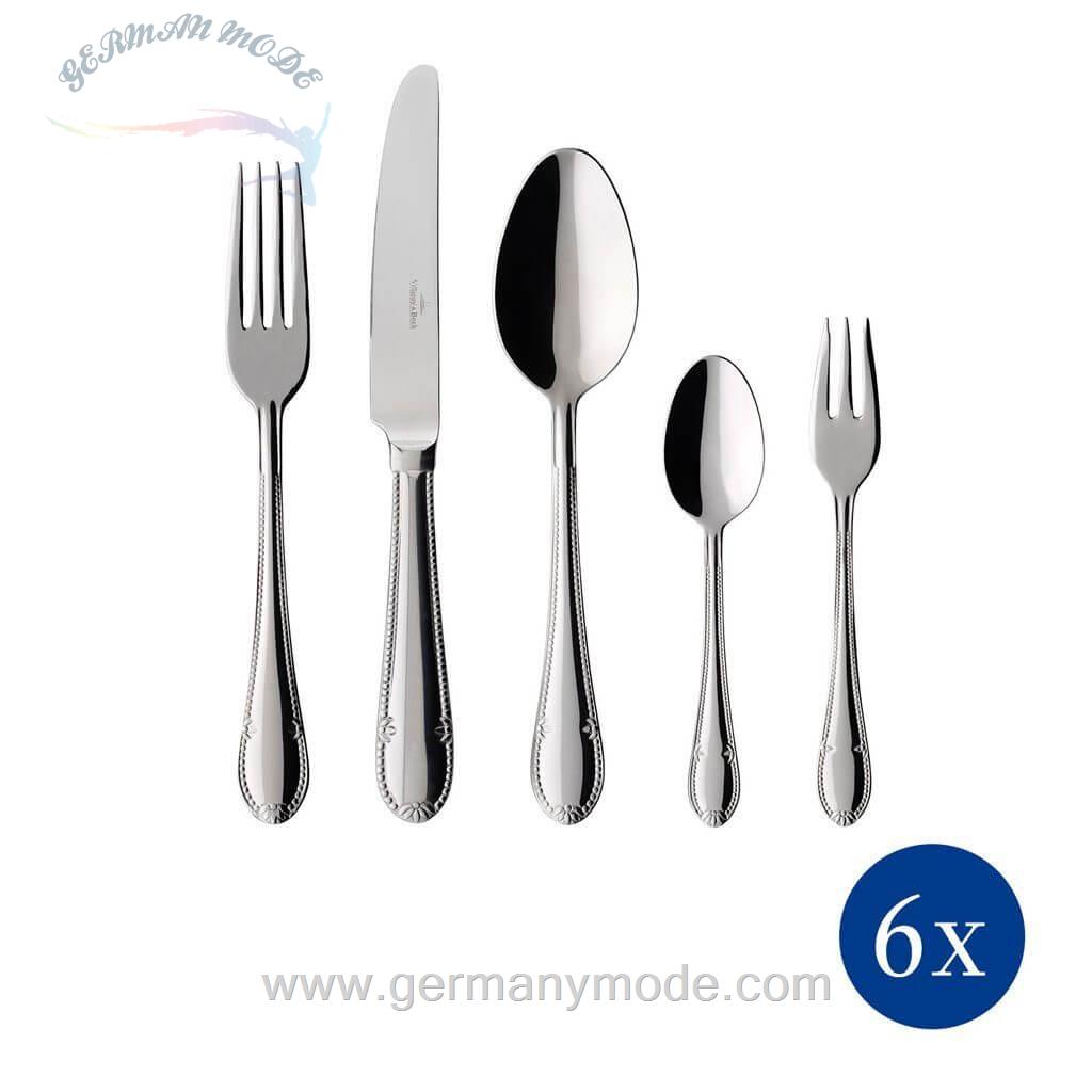 سرویس قاشق چنگال 30 پارچه ویلروی اند باخ آلمان Villeroy - Boch Mademoiselle Besteckset 30-teilig