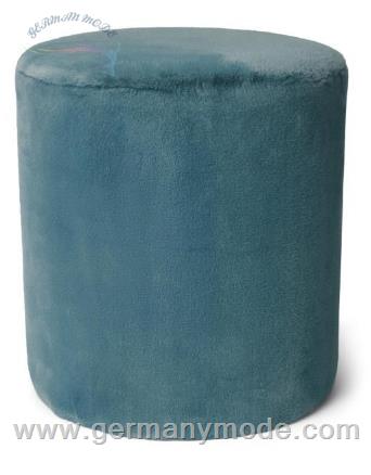 پاف گرد اسنزا هلند ESSENZA Furry Denim Pouf