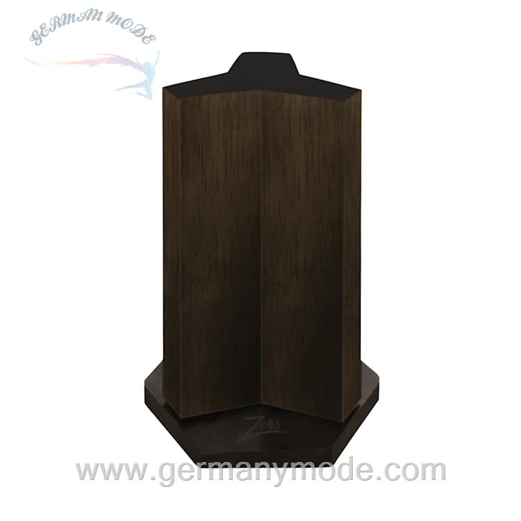 بلوک چاقو مغناطیسی کلارشتاین آلمان Klarstein Alpha-Royal Japanese Magnetic Block Messerblock Dunkelbraun