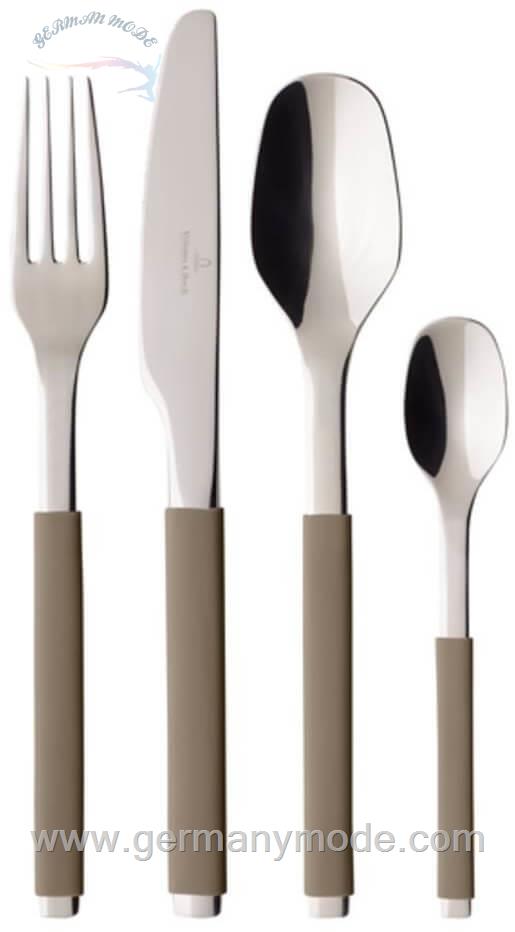سرویس قاشق چنگال 24 پارچه ویلروی اند باخ آلمان Villeroy - Boch S- Natural Cotton Besteckset 30-teilig