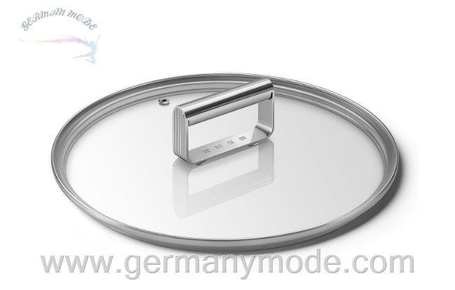 درب قابلمه و ماهیتابه اسمگ ایتالیا Smeg CKFL3001 Glasdeckel 30 cm passend zum Smeg Cookware Sortiment CKFL3001