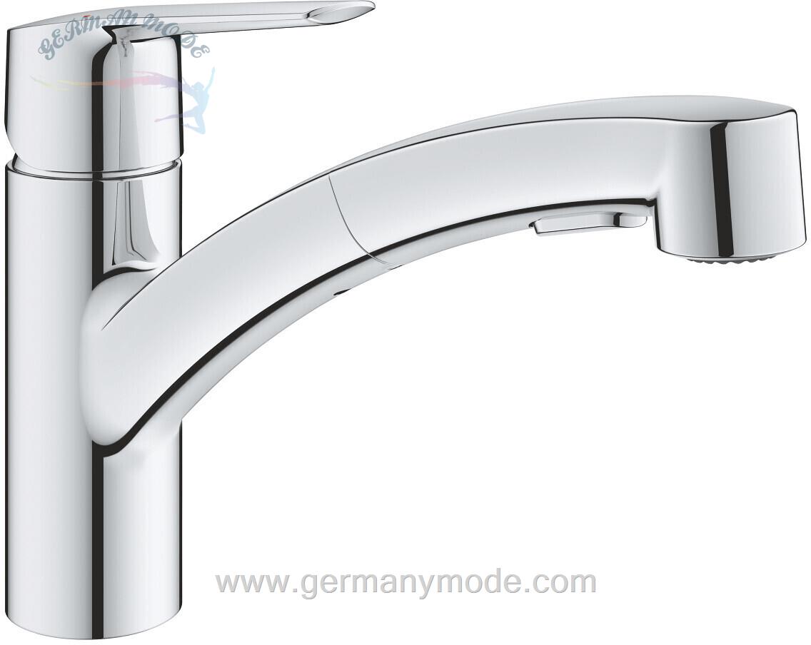 شیر ظرفشویی شلنگ دار گروهه آلمان GROHE Start Einhand Spültischbatterie 1/2 chrom 30531001