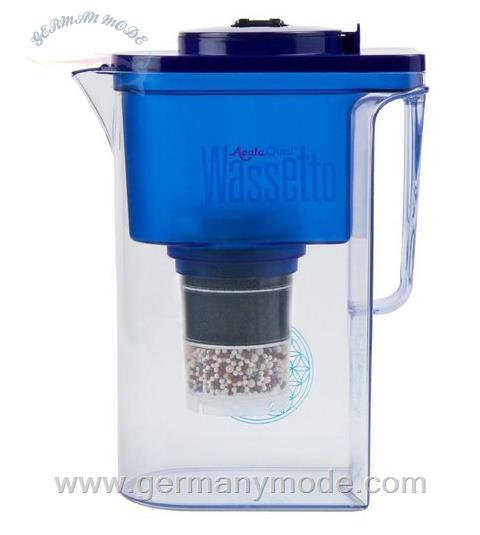 پارچ تصفیه آب 1 لیتری آکالاکوئل AcalaQuell Wasserfilter Kannenfilter Wassetto dunkelblau