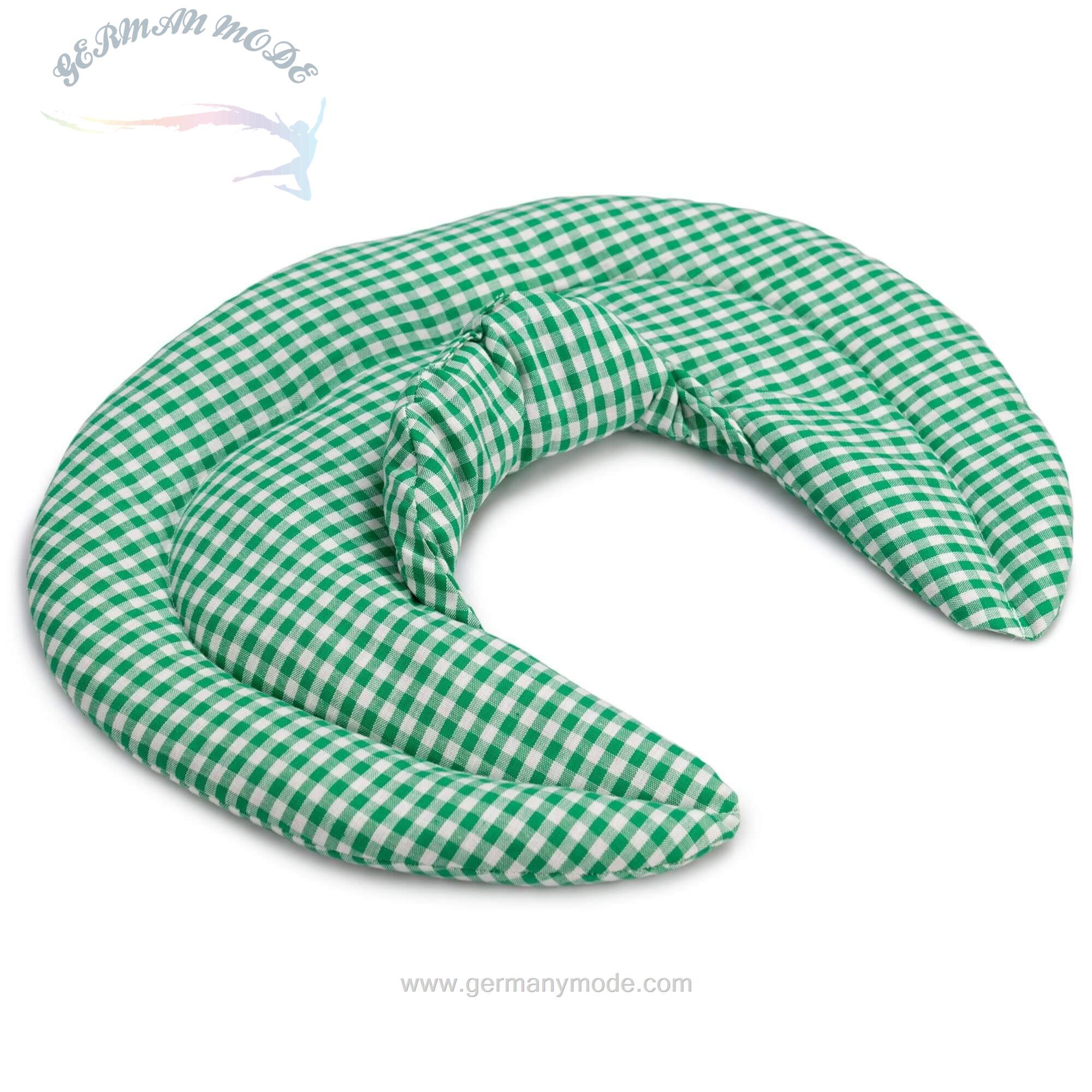 پد گرمایشی سرمایشی گردن جیرافنلند آلمان Giraffenland Wärmekissen Nackenhörnchen grün weiß