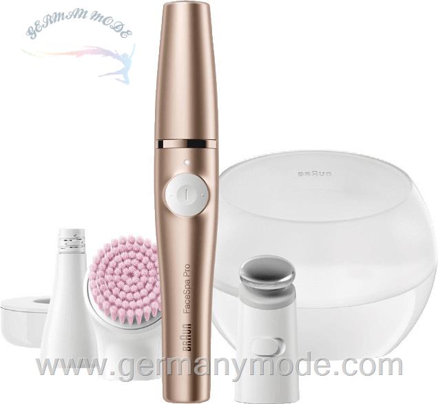 اپیلاتور مرطوب خشک برس شستشو صورت براون آلمان Braun FaceSpa Pro 921