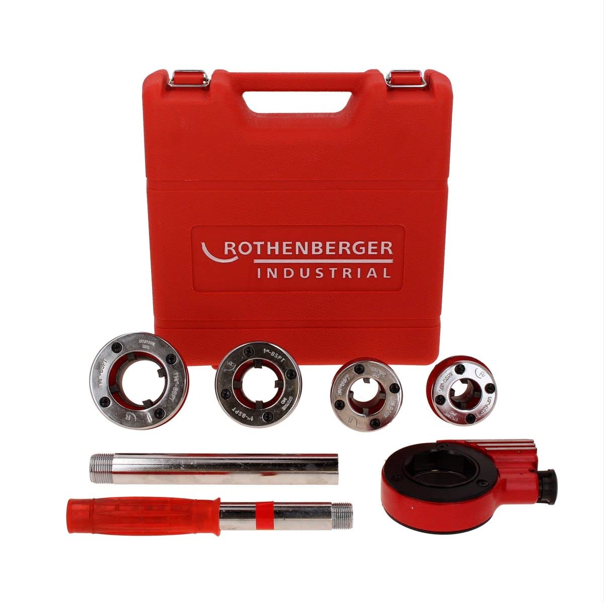 ROTHENBERGER Industrial Super Cut - ست برش نخ 7 تکه - شامل 4 سر برش با 4 سر برش 070669E 7 تکه