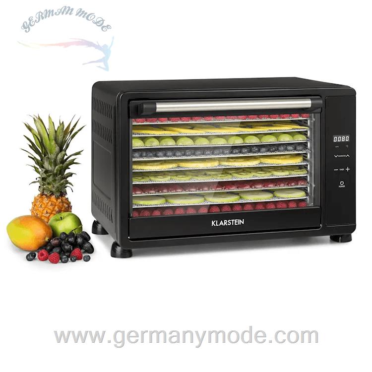 خشک کن میوه کلارشتاین آلمان Klarstein Mega Jerky Dörrautomat 10 Etagen Schwarz 650 watt