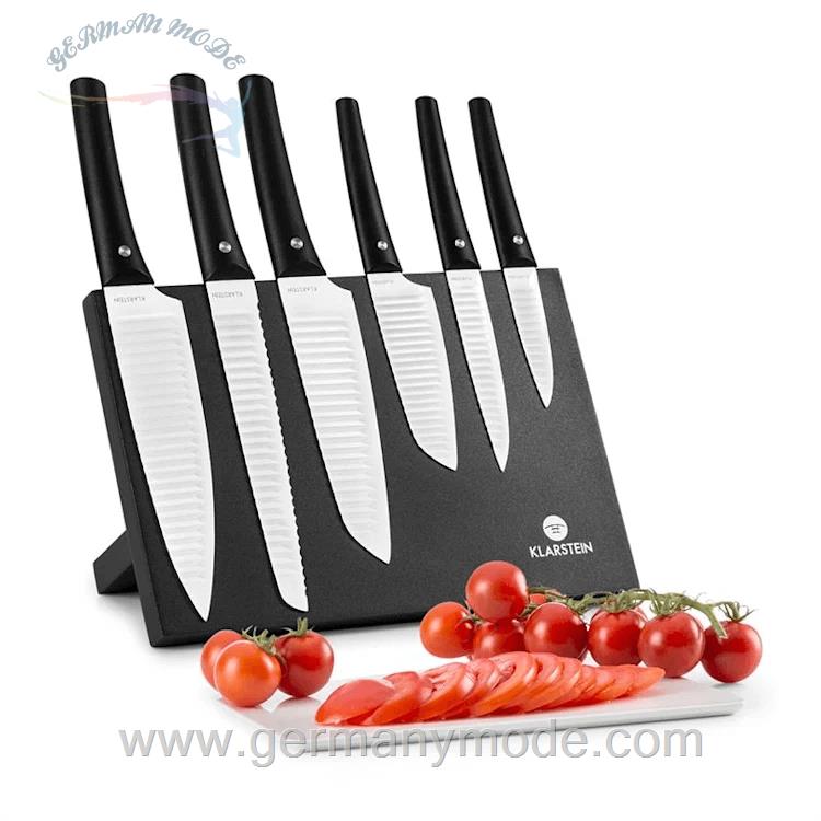 ست چاقو آشپزخانه 7 پارچه کلارشتاین آلمان Klarstein Kashira Messerset Weiß