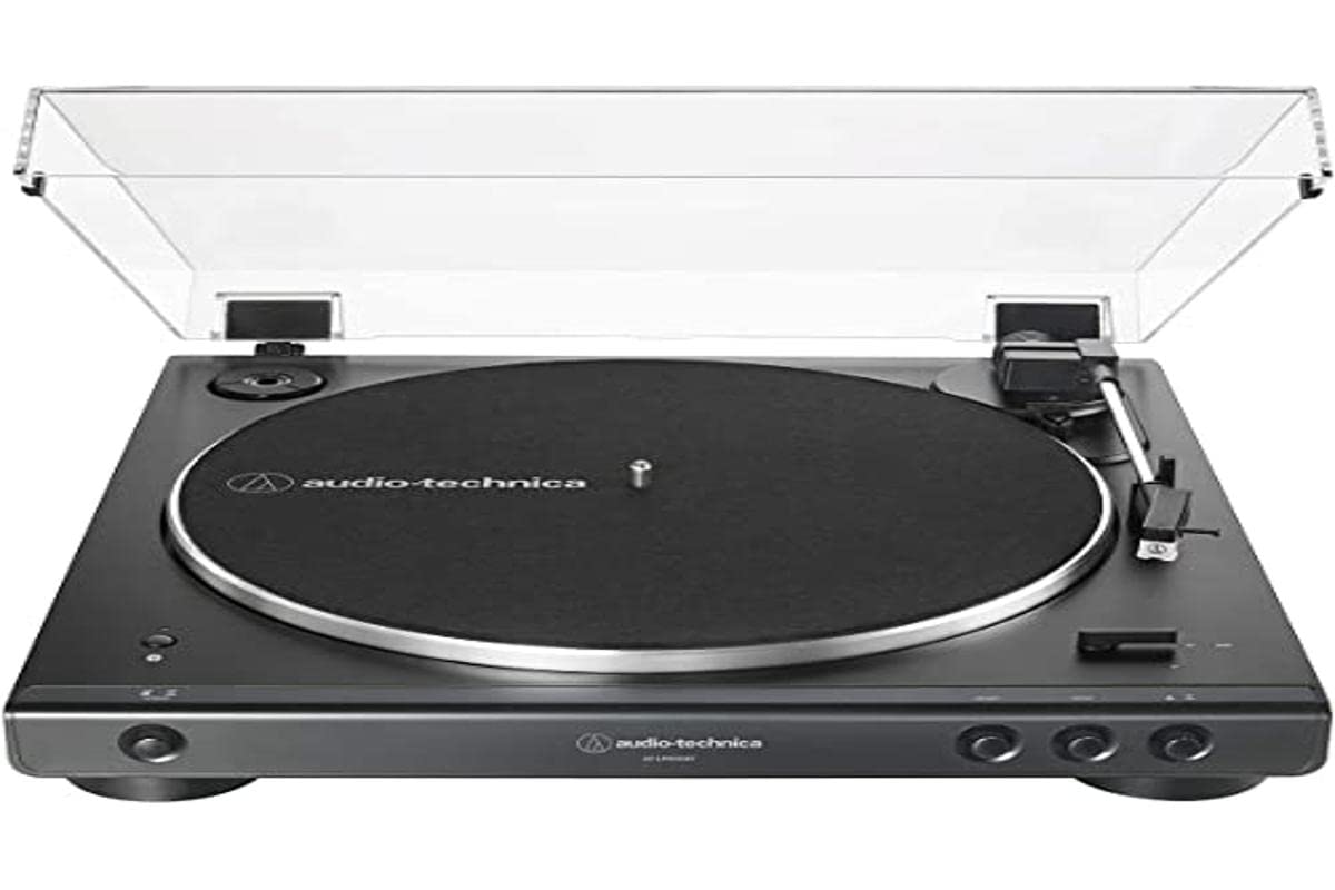 خرید از آمازون - پخش کننده ضبط استریو بلوتوث تمام اتوماتیک Audio-Technica LP60XBT، مشکی