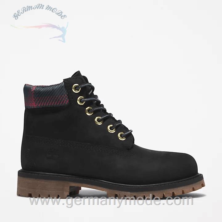 بوت ضد آب بچگانه تیمبرلند آمریکا TIMBERLAND PREMIUM 6 INCH BOOT FÜR JUGENDLICHE IN SCHWARZ PINK