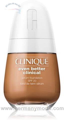 کرم پودر 24 ساعته پوشش متوسط کلینیک آمریکا Clinique Even Better Clinical Serum foundation SPF20 (30ml)