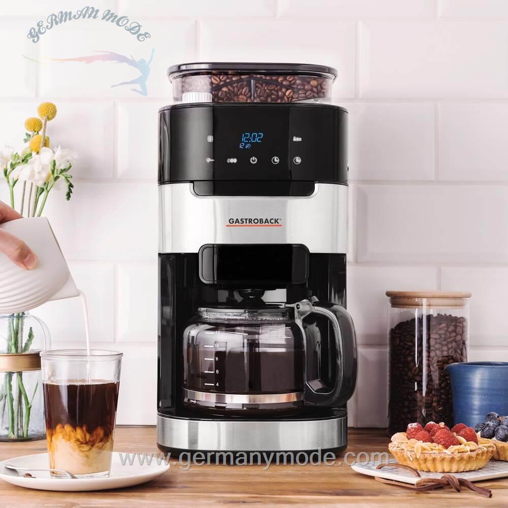 قهوه ساز گاستروبک آلمان Gastroback Kaffeemaschine mit Mahlwerk Grind Brew Pro 42711