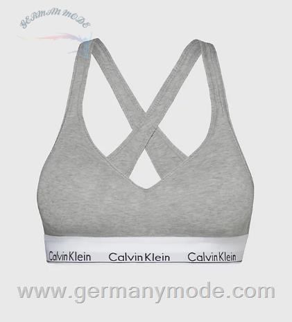 نیم تنه زنانه کلوین کلین آمریکا Calvin Klein Lift Bralette Modern Cotton Grey Heather 000QF1654E020