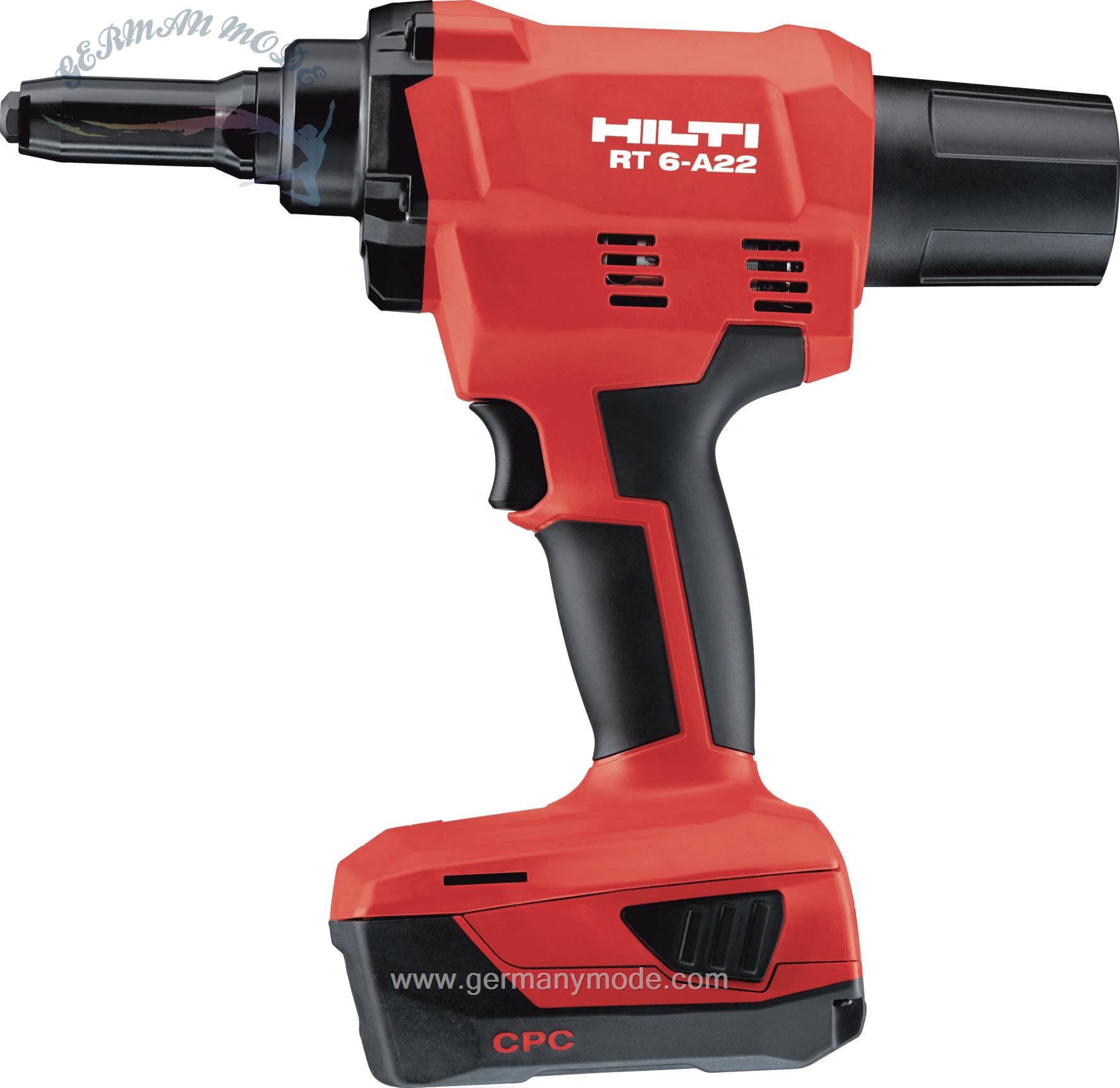میخ پرچ کن شارژی هیلتی لیختن اشتاین HILTI AKKU-BLINDNIETGERÄT RT 6-A22
