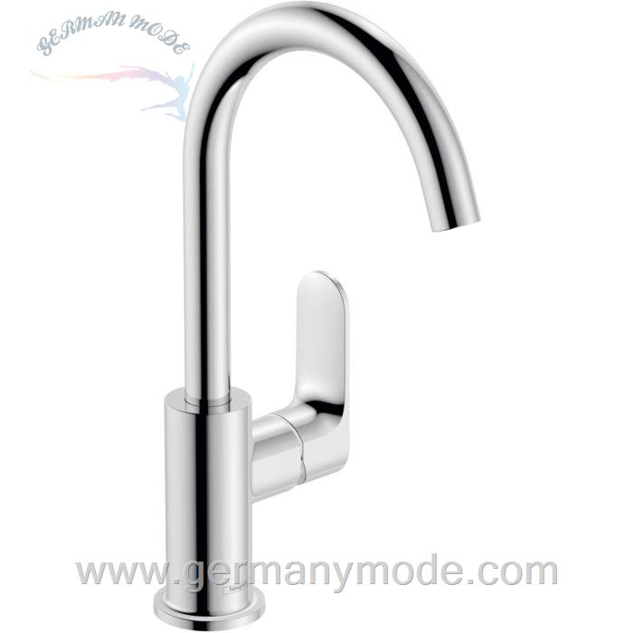شیر مخلوط روشویی پایه بلند هانس گروهه آلمان Hansgrohe Rebris S 210 Einhebel Waschtischarmatur 72536 chrom