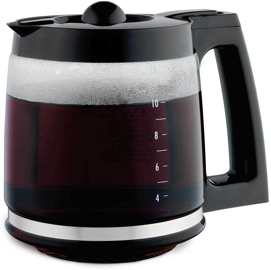 قوری قهوه ساز همیلتون آمریکا Hamilton Beach - Carafe with Black سازگار با Hamilton Beach 2-Way Brewer mod. خیر 49980A-CE، کاراف شیشه ای / کوزه شیشه ای (88152-CE)